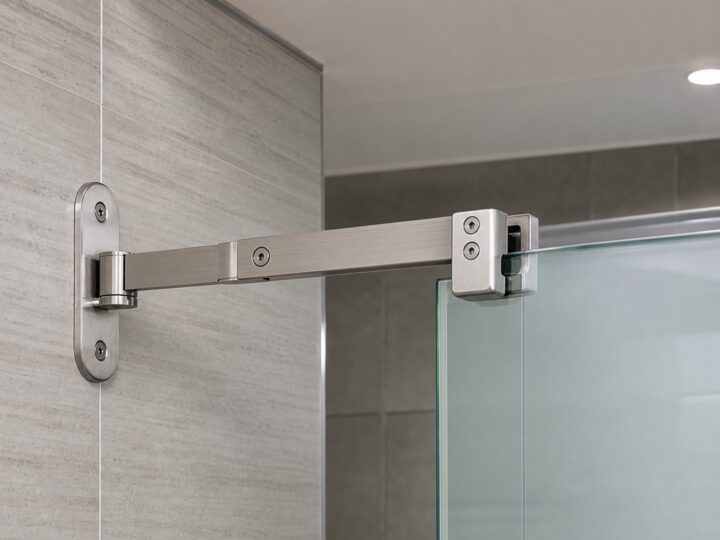 304 Stainless Steel Adjustable Glass Partition Support Bracket