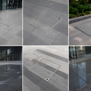 Stainless Steel Recessed Manhole Covers for Hidden Decorative Building Hardware