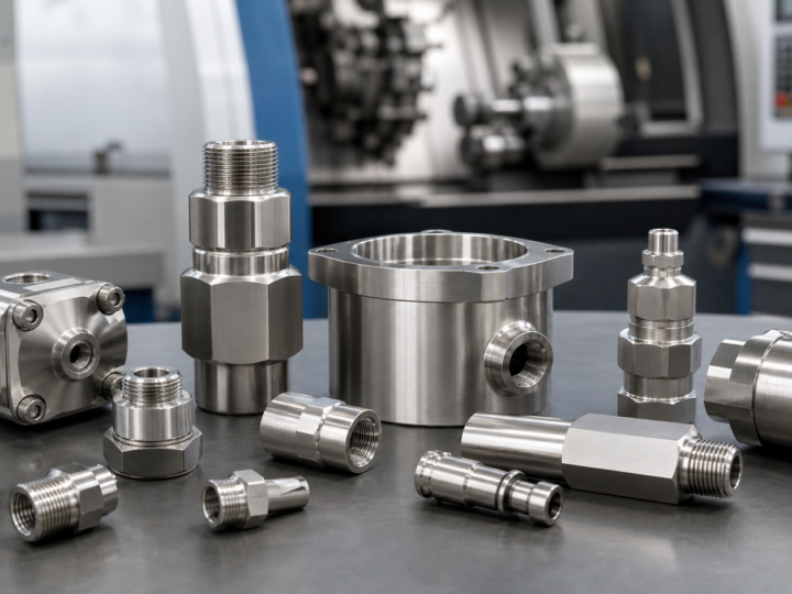 CNC Machined Stainless Steel Instrument Fittings