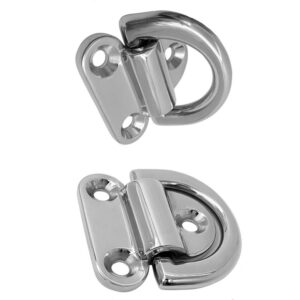 Luxury Yacht Hardware: SS316 Mirror Polished Hatch Lift Ring & Pull Handle