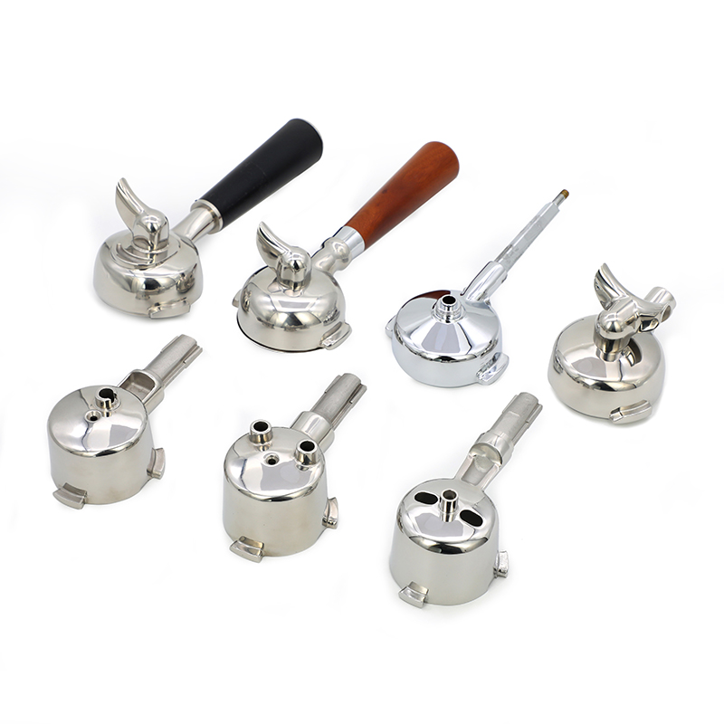 Stainless Steel Coffee Machine Handles and Filter Holders