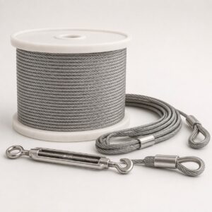 Custom stainless steel wire rope and cable assemblies