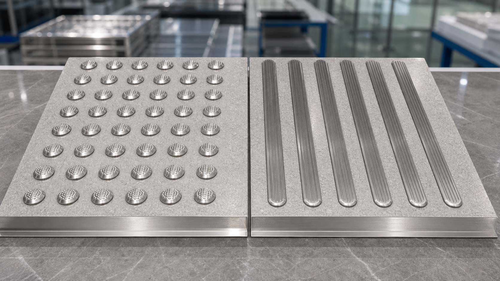 Stainless Steel Tactile Studs and Tactile Strips